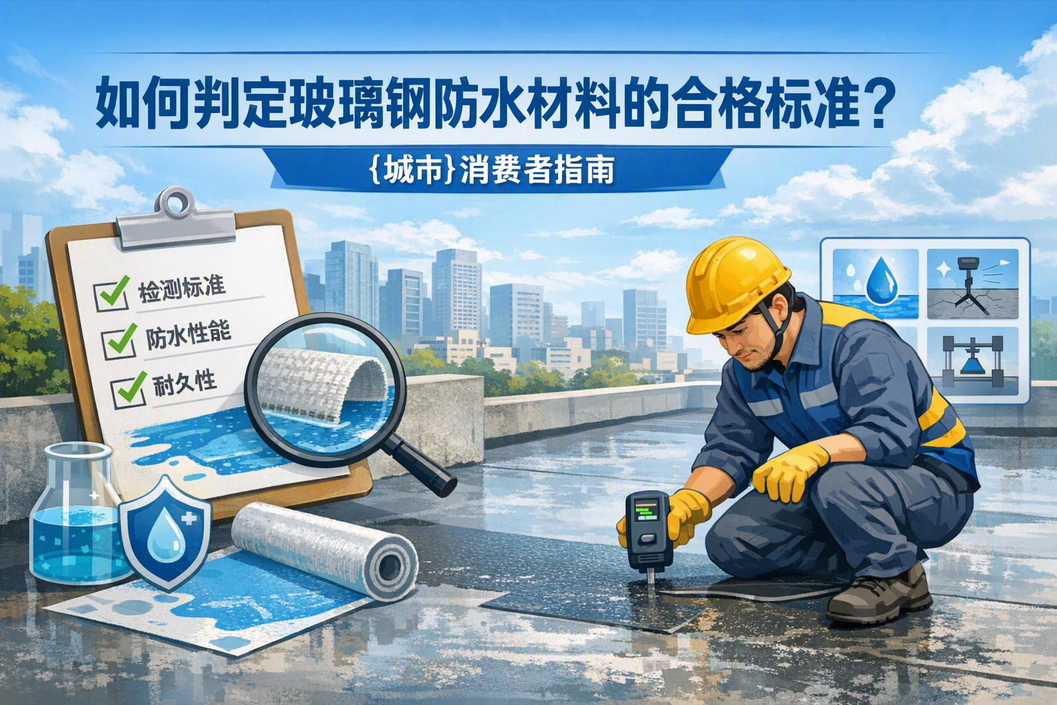如何判定玻璃钢防水材料的合格标准？ 枣庄 消费者指南