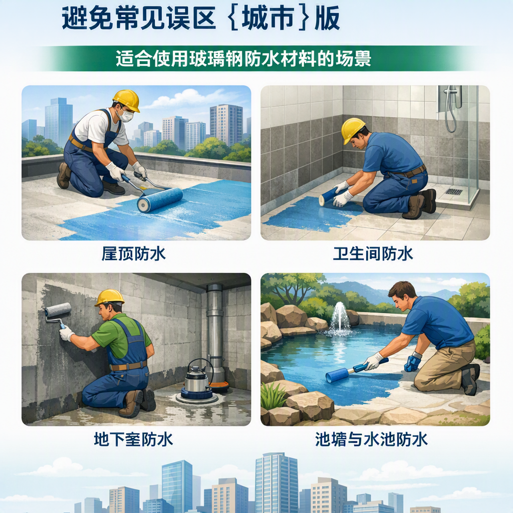 玻璃钢防水材料施工注意事项,避免常见误区 枣庄 版