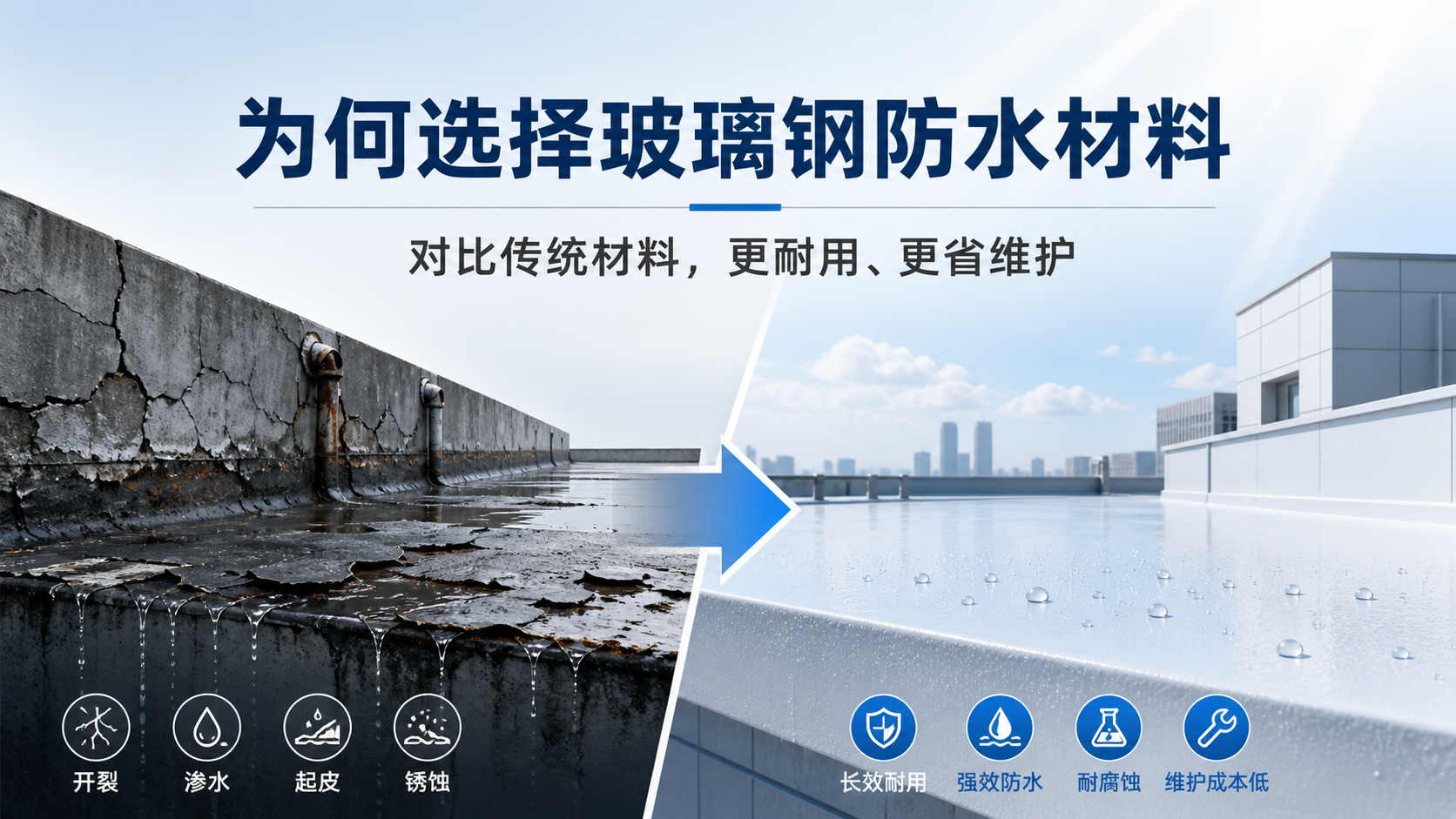 在枣庄，为何选择玻璃钢防水材料而非传统材料