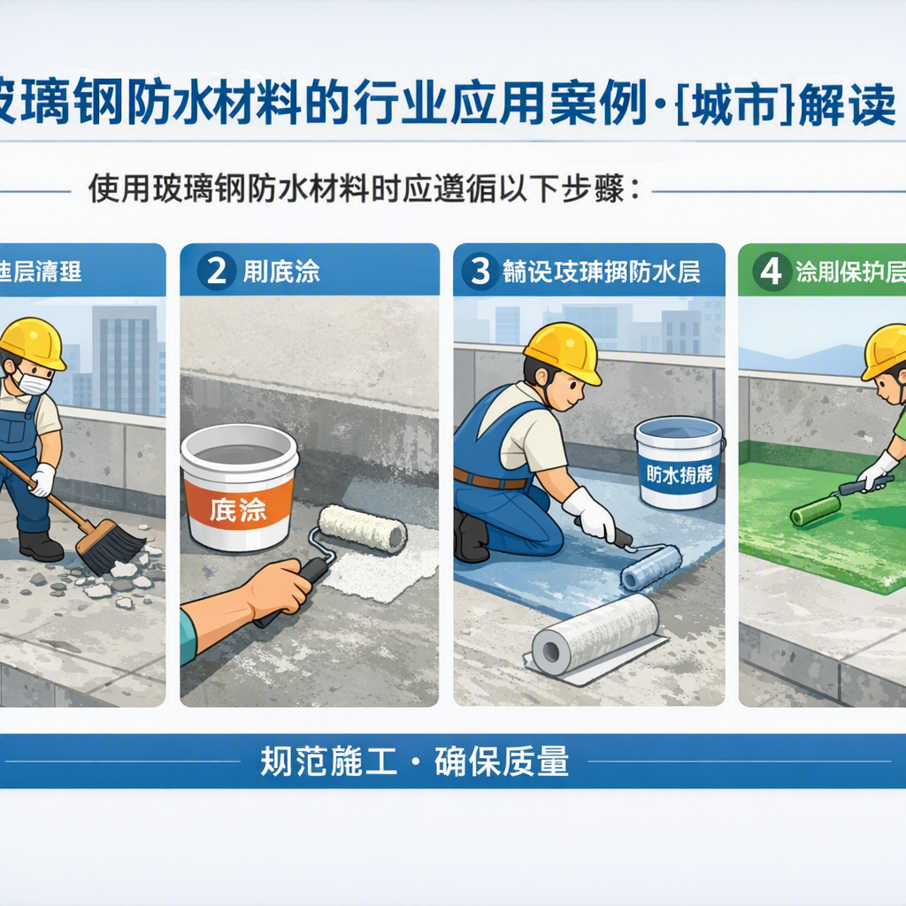 玻璃钢防水材料的行业应用案例,枣庄解读