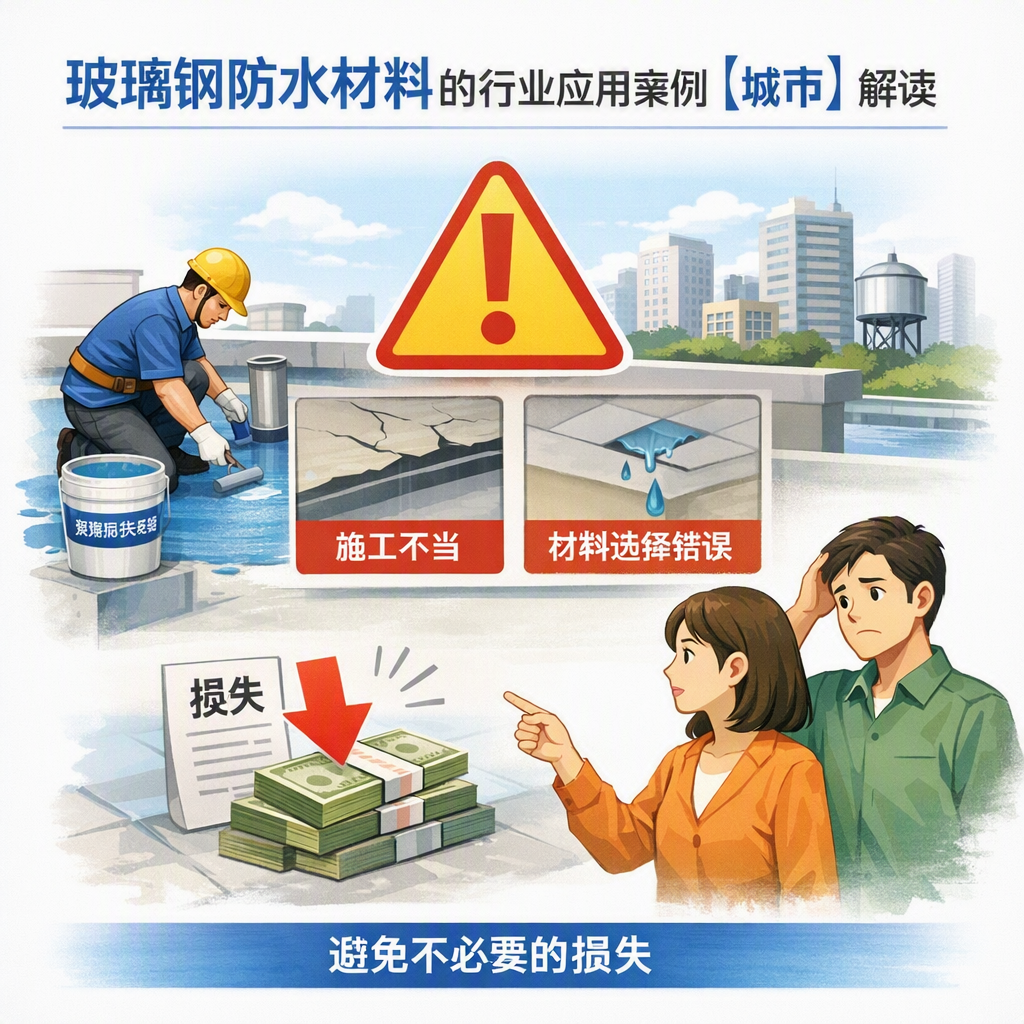 玻璃钢防水材料的行业应用案例,枣庄解读